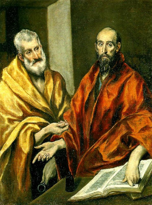 apostlarna petrus och paulus, El Greco